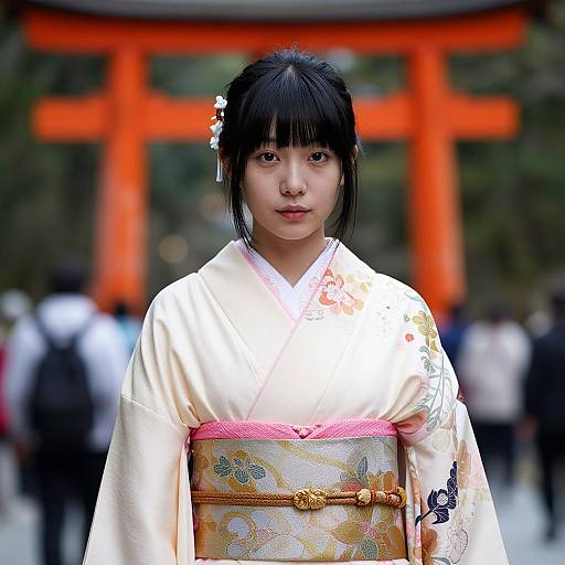 Realistic Himiko in Toga and Kimono