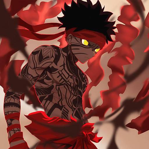 Illustration of Angra mainyu (fate), fate (series) in the style of Taka (takahirokun)