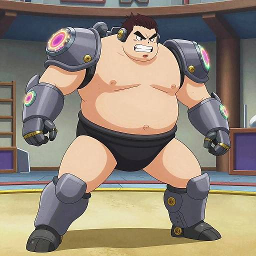 Futuristic Robot Sumo Clash