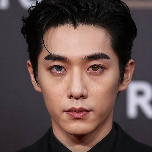 Glam Noir Detective Facial Close-Up