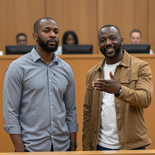 Courtroom Photo of Two Black Men
