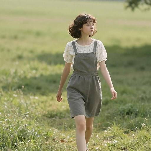 Sunny Day in a Grassy Field