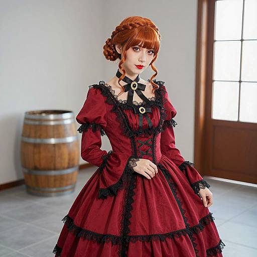 Gothic Ariel in Victorian Elegance