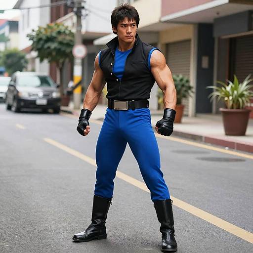 Confident Street Fighter Inspired Pose