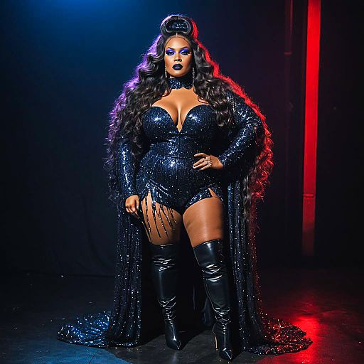 Dazzling Drag Queen in Nightlife Spotlight
