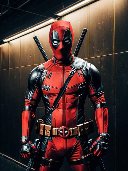 Realistic Deadpool Cosplay Portrait