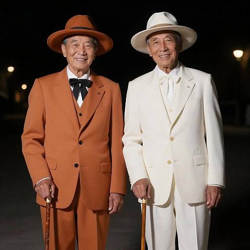 Vintage Elegance: A Stylish Duo