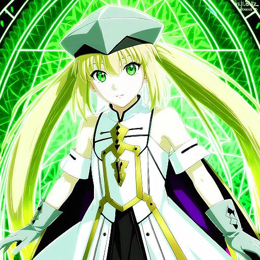 Illustration of Artoria caster (first ascension) (fate), fate/grand order in the style of Lindaroze