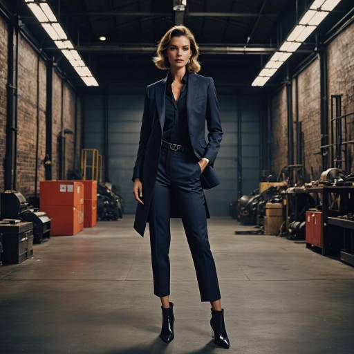 High Fashion Glamour in Industrial Chic