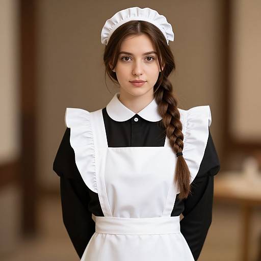Realistic Dorothy Maid Costume Portrait