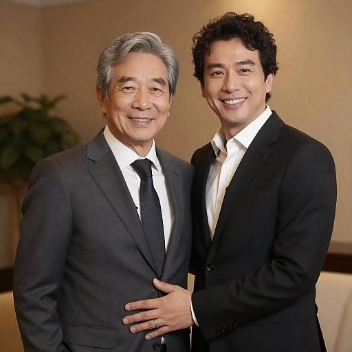 Warm Embrace Between Two Men