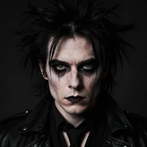 Brooding Gothic Man Portrait