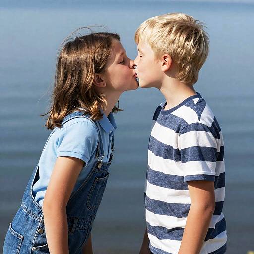 Sweet Kiss by the Blue Lake