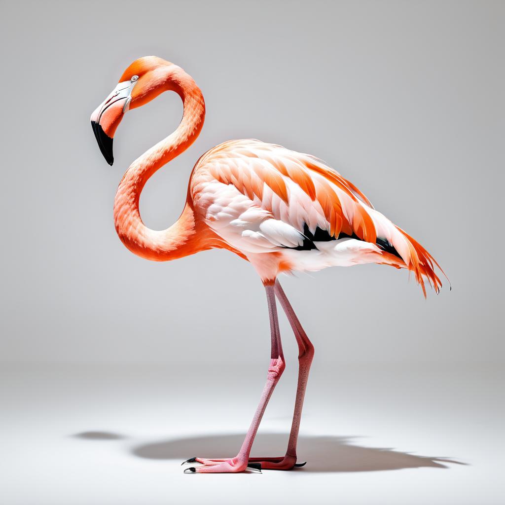 Cinematic Flamingo: Hyper-Realistic Shot