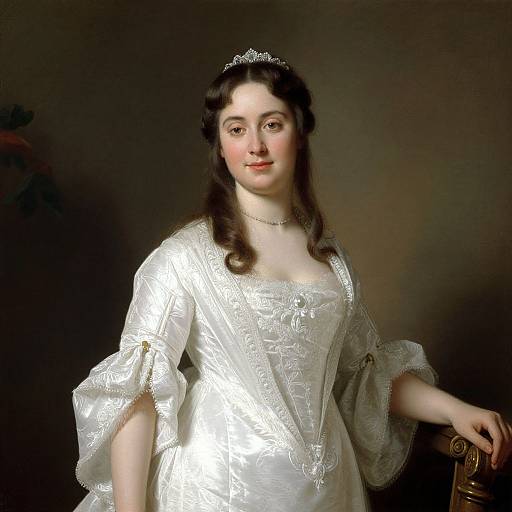 Regal Woman in Classical Academic Style