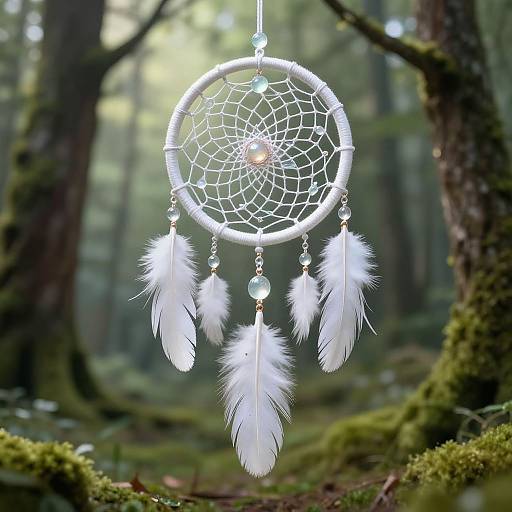 Ethereal Dreamcatcher in Woodland Glade