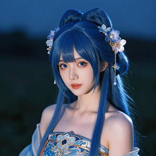 Enchanting Portrait of a Mystical Woman