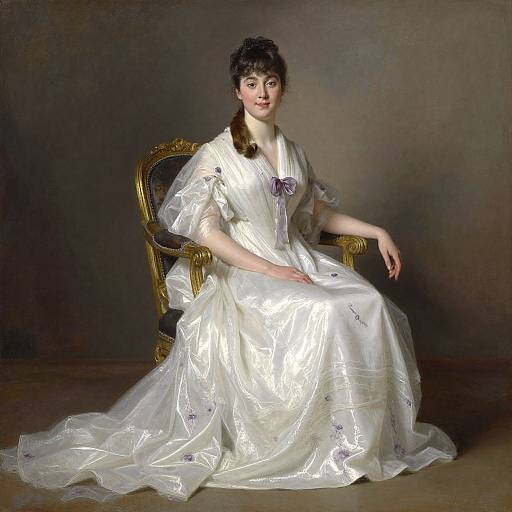 Elegant Portrait of Lady Agnew