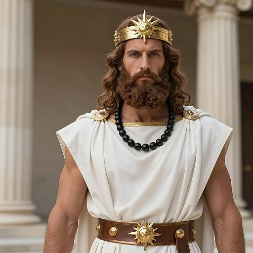 Regal Roman God in Historical Fantasy