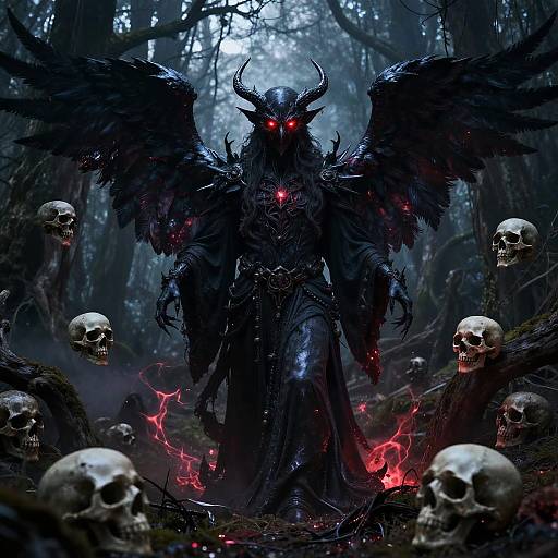 Spectral God of Death Fantasy Art