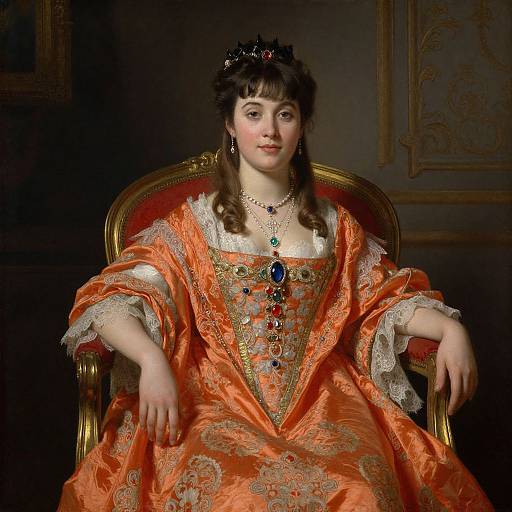 Elegant French Academic Portrait