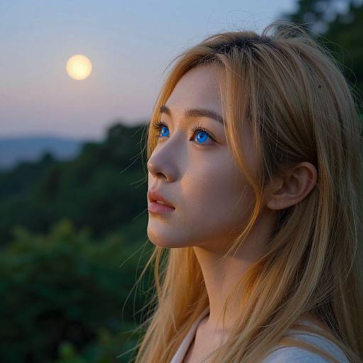 Ultrarealistic East Asian Woman Portrait