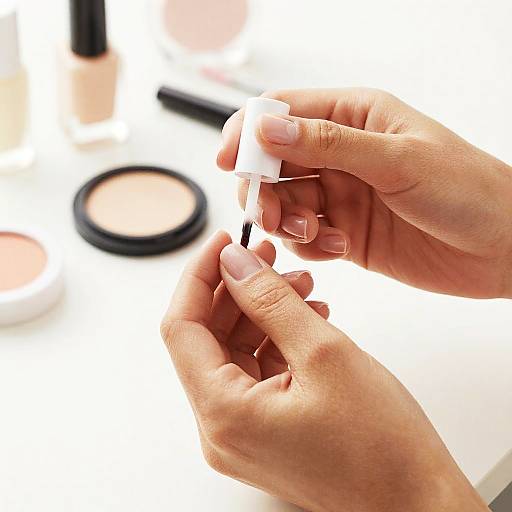 Delicate Nail Care Close-Up