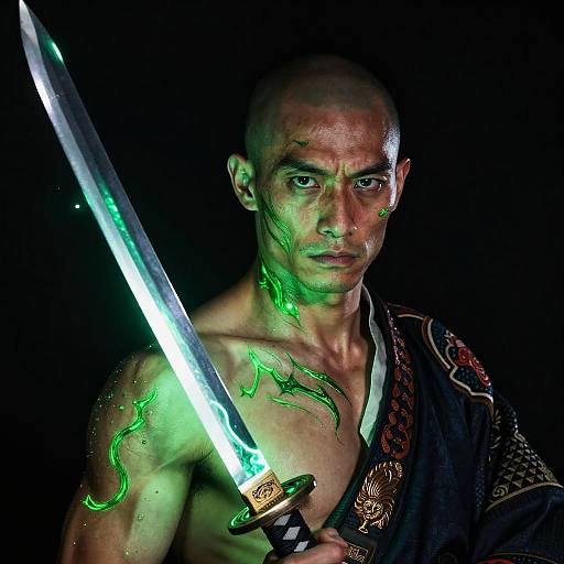 Baroque Radioactive Mutant Samurai Portrait