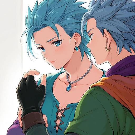 Illustration of Camus (dq11), dragon quest in the style of Meeko