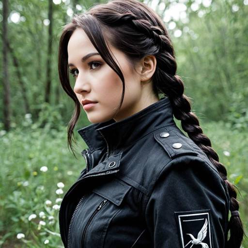 Edgy Katniss Everdeen Cosplay Outfit