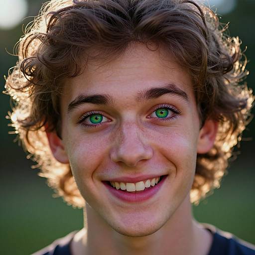 Surreal Bug's-Eye Portrait of Youth