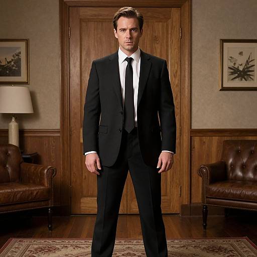 Risky Business Man in Suit