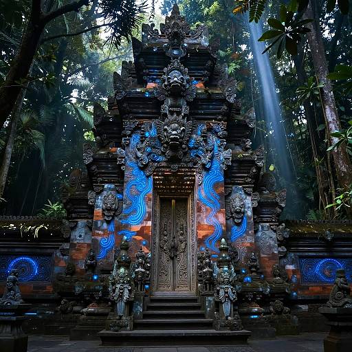 Ancient Uray Temple in Jungle