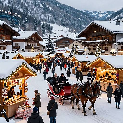 Austrian Winter Festival Celebration