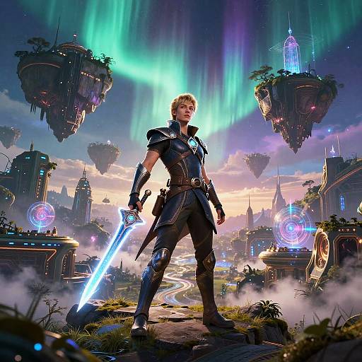 Fantasy Sci-Fi Adventure Movie Poster