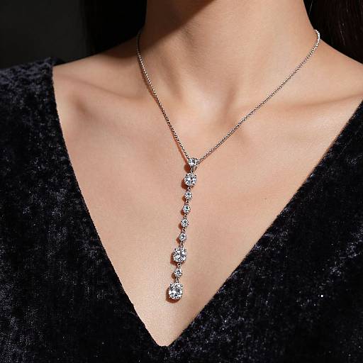 Elegant Close-Up of Jewelry and Velvet