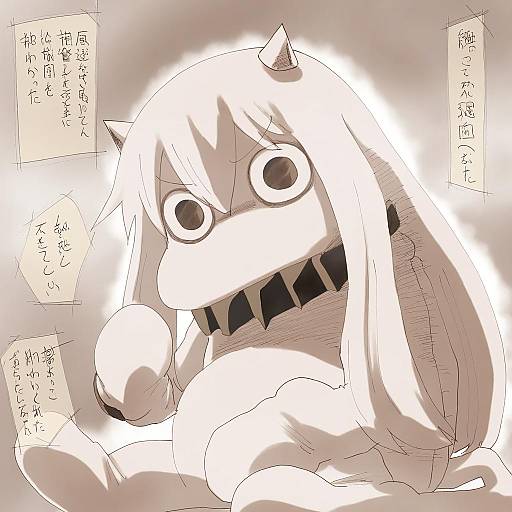 Illustration of Muppo, kantai collection in the style of Yaneko uta