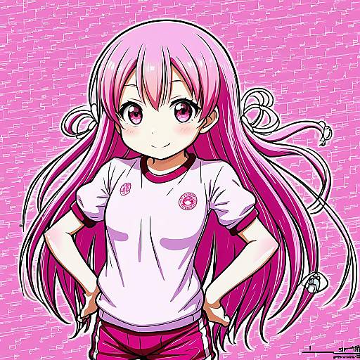 Illustration of Hakamada hinata, rou-kyuu-bu! in the style of Sen'yuu yuuji