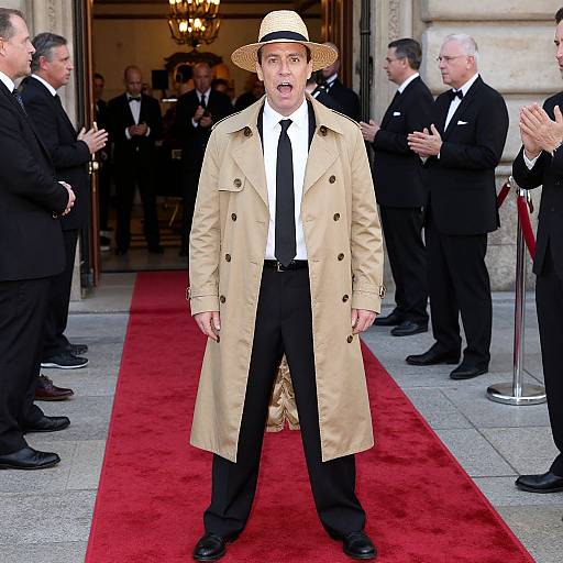 Man in Hilarious Friend Costume