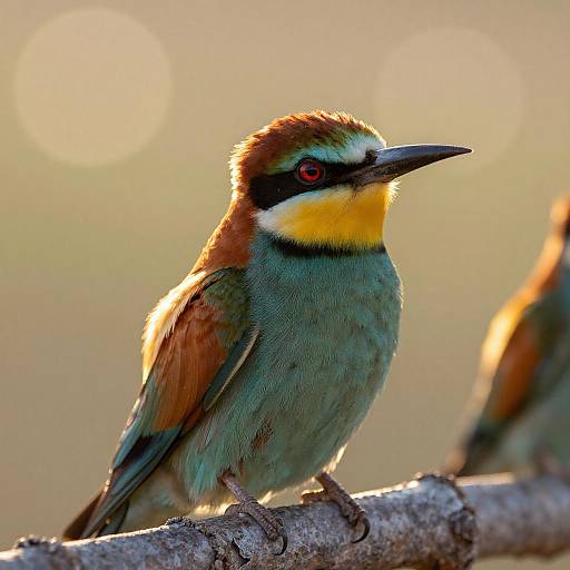 Close-up of European Bee-eater in Morning Light