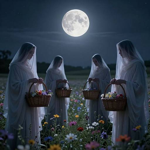 Ethereal Moonlit Specters and Dreams