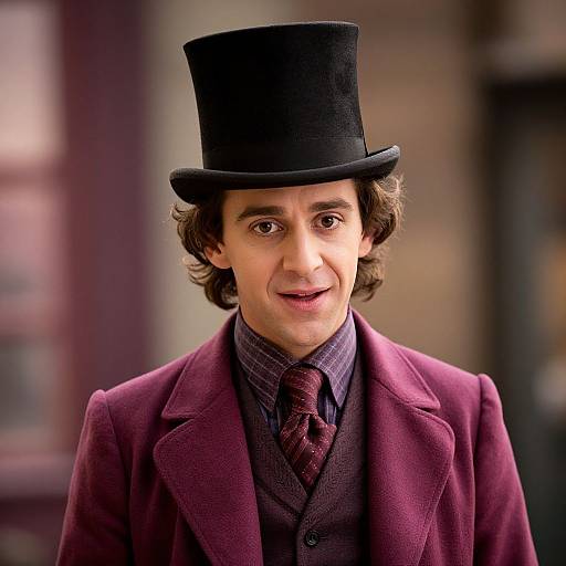 Man in Top Hat and Suit