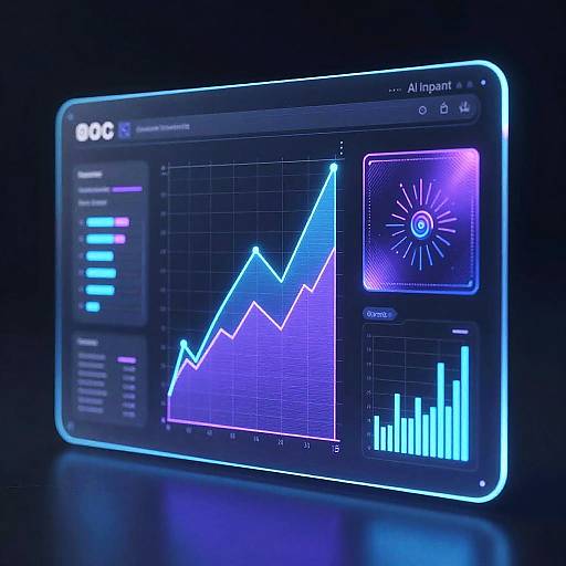 Futuristic AI Holographic Interface