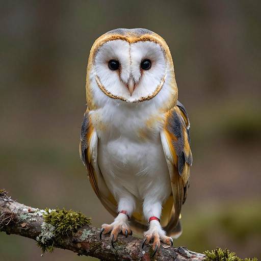 Barn Owl Dressed as Snow White