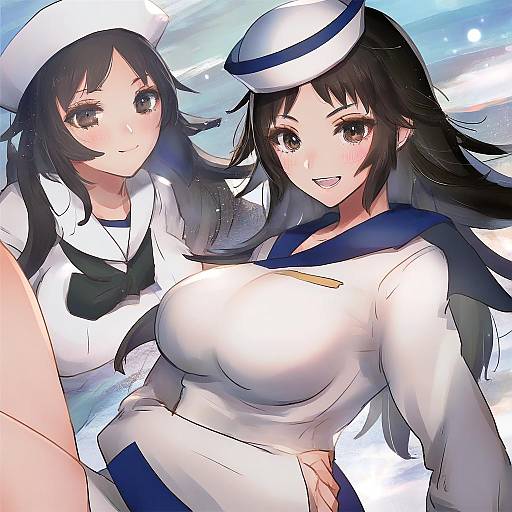 Illustration of Murakami (girls und panzer), girls und panzer in the style of Oro (sumakaita)