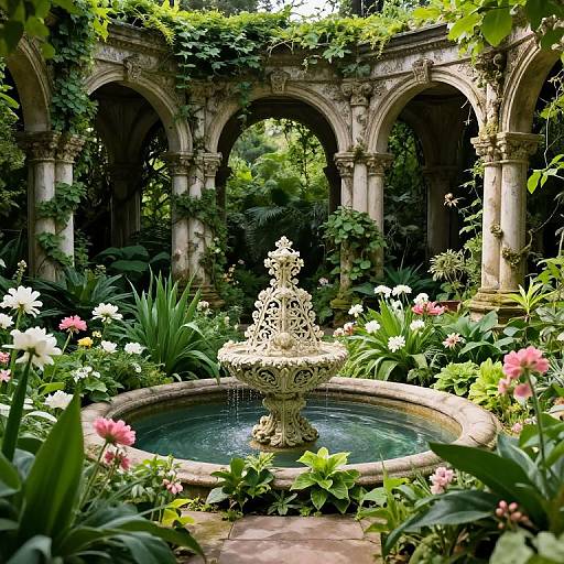 Enchanted Baroque Garden Sanctuary