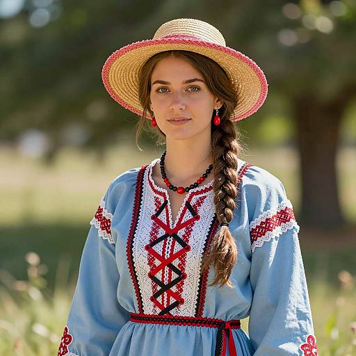 Photorealistic Gypsy Costume Portrait