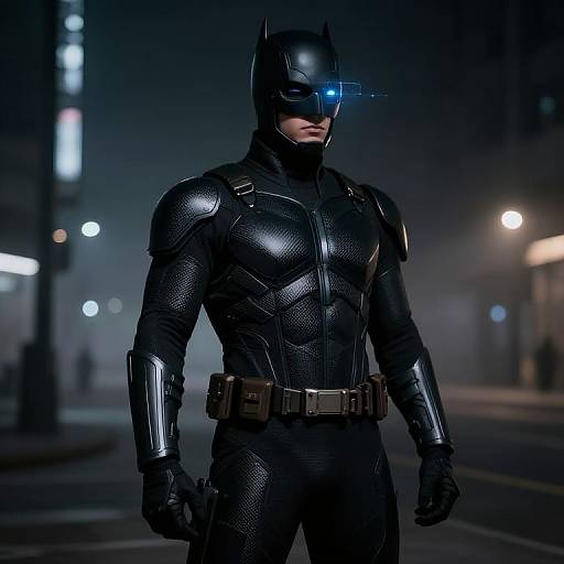 Minimalist Urban Vigilante Suit Concept