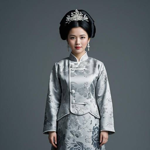 Elegant Girl in Jinping Costume