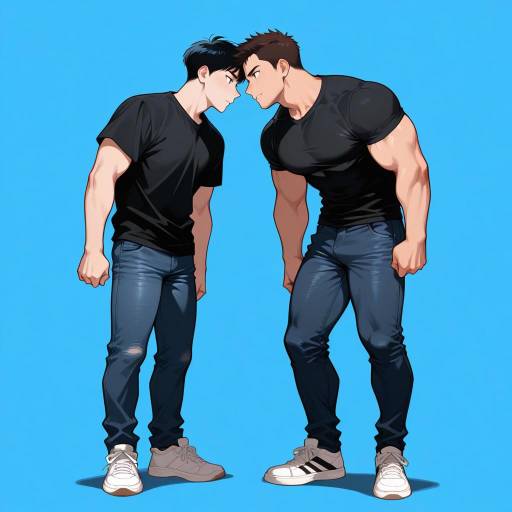 Dynamic Duo: Mock Wrestling in Action Dynamic Duo: Mock Wrestling in Action